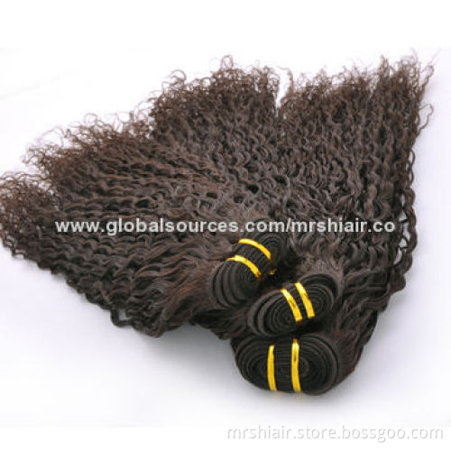 12-inch Natural Color Romantic Curly Brazilian Virgin Hair
